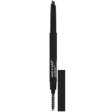 Висувний олівець для брів відтінок середньо-коричневий Wet n Wild (Ultimate Brow Retractable Brow Brow Pencil) 0,2 г