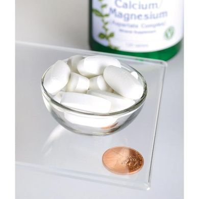 Кальцій / Магній (аспартатного Комплекс), Calcium / Magnesium (Aspartate Complex), Swanson, 120 таблеток