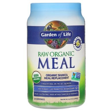 Рослинний протеїн Garden of Life (Shake & Meal Replacement) 949 г ваніль