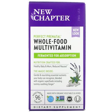 Мультивітаміни для вагітних New Chapter (Perfect Prenatal Multivitamin) 96 таблеток