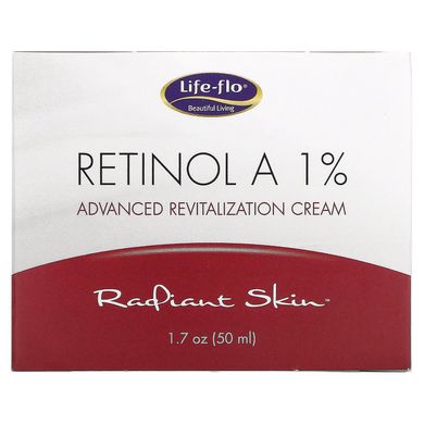 Покращений відновлюючий крем із 1% вітаміну А Life-flo (Retinol A 1% Advanced Revitalization Cream) 50 мл