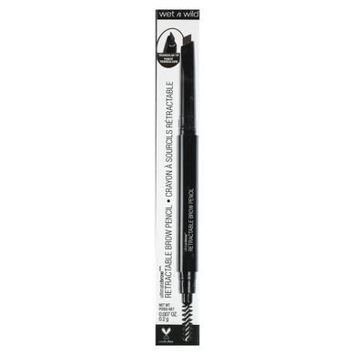 Выдвижной карандаш для бровей оттенок средне-коричневый Wet n Wild (Ultimate Brow Retractable Brow Brow Pencil) 0,2 г купить в Киеве и Украине