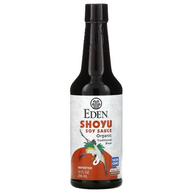 Organic, соєвий соус Shoyu, Eden Foods, 10 рідких унцій (296 мл)