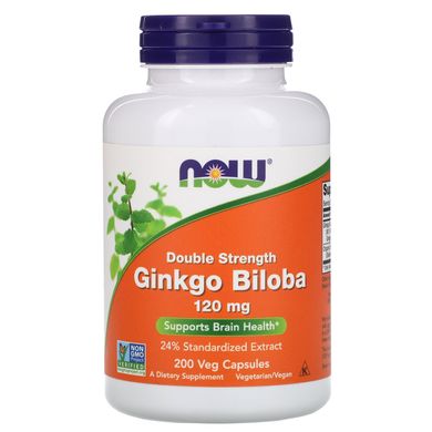 Гінкго білоба Now Foods (Ginkgo Biloba) 200 капсул