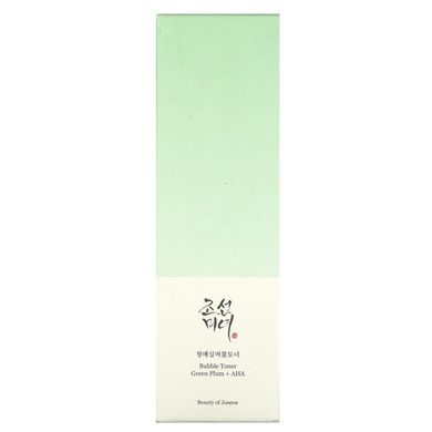 Beauty of Joseon, тонік-пінка, зелена злива та гліколева кислота, 150 мл (5,07 рідк. унції)