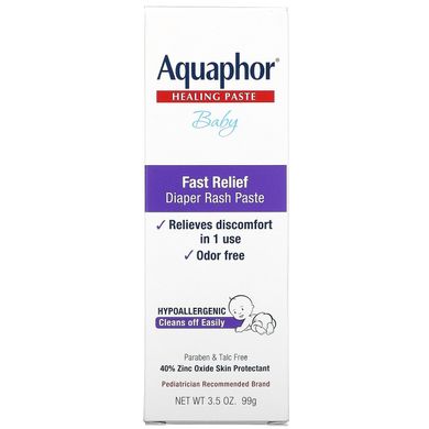 Цілюща паста для малюків Aquaphor (Baby Healing Paste Fast Relief Diaper Ras) 99 г