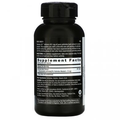 Yohimbe 451 for men GNC 451 mg 60 capsules