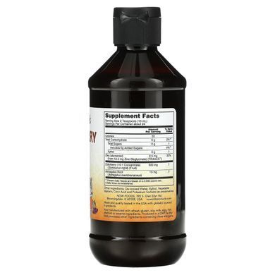 Бузина жидкость для детей Now Foods (Elderberry Liquid for Kids) 237 мл купить в Киеве и Украине