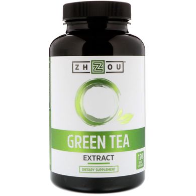 Зелений чай екстракт Zhou Nutrition (Green Tea) 120 вегетаріанських капсул