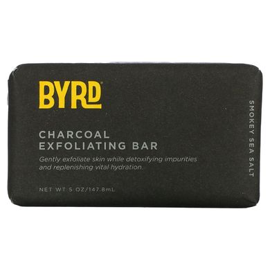 Byrd Hairdo Products, Мило, що відлущує, з деревним вугіллям, морська сіль з димком, 5 унцій (147,8 мл)