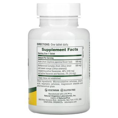 Биорутин Nature's Plus (Biorutin) 1000 мг 90 таблеток купить в Киеве и Украине