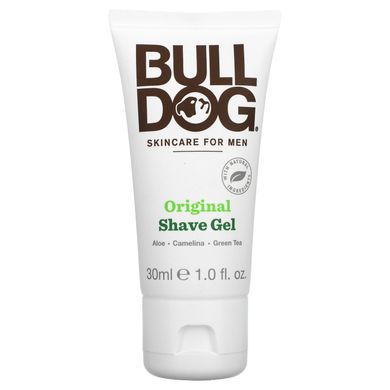 Bulldog Skincare For Men, оригінальний гель для гоління, рідка 1,0 унція (30 мл)
