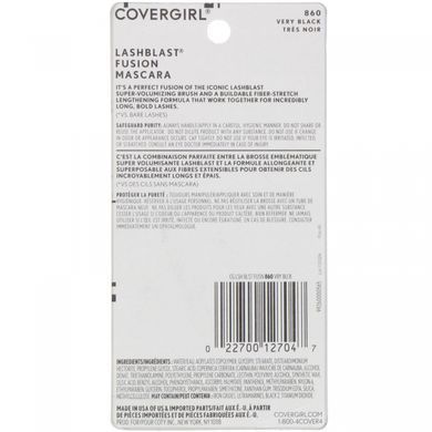 Туш, відтінок 860 насичений чорний, Lash Blast Fusion, Covergirl, 13,1 мл