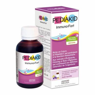 Підтримка імунітету сироп для дітей Pediakid (Immuno-Strong) 125 мл