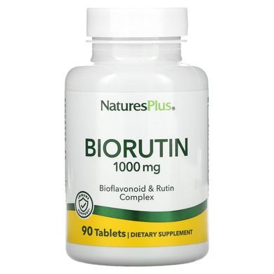 Биорутин, Biorutin, Nature's Plus, 1000 мг, 90 таблеток купить в Киеве и Украине