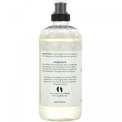 Delicate laundry detergent, fragrance-free, 16 fluid ounces (473 ml)