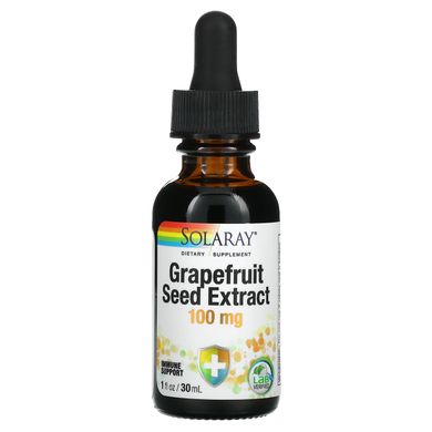 Екстракт насіння грейпфрута Solaray (Grapefruit Seed Extract) 100 мг 30 мл