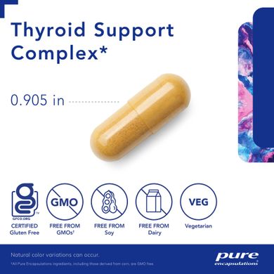 Комплекс поддержки щитовидной железы Pure Encapsulations (Thyroid Support Complex) 120 капсул купить в Киеве и Украине
