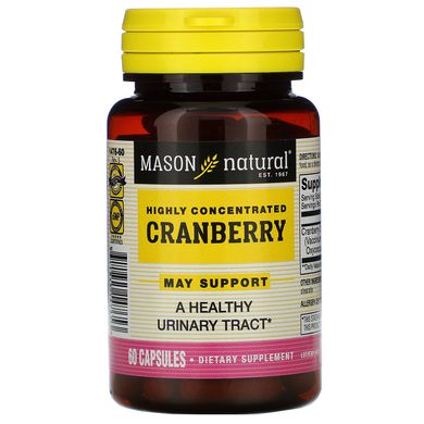 Концентрат клюквы Mason Natural (Cranberry) 60 капсул купить в Киеве и Украине