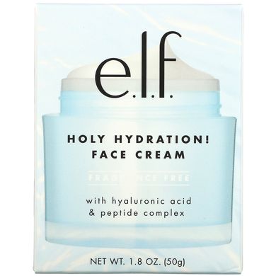 ELF, святе зволоження! Крем для обличчя, без ароматів, 1,8 унції (50 г)