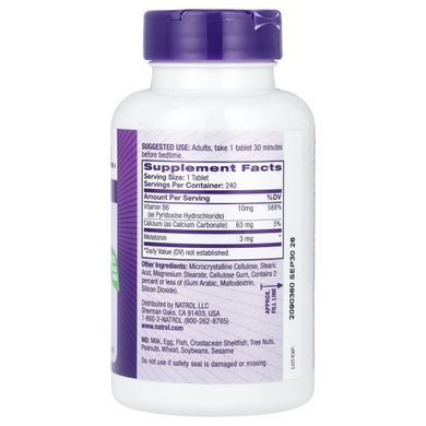 Мелатонін Natrol (Melatonin) 3 мг 240 таблеток
