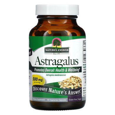 Астрагал Nature's Answer (Astragalus) 500 мг 90 капсул