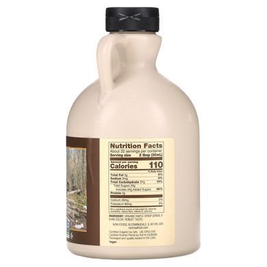 Органический кленовый сироп класс В темного цвета Now Foods (Maple Syrup Grade B Org) 946 мл купить в Киеве и Украине