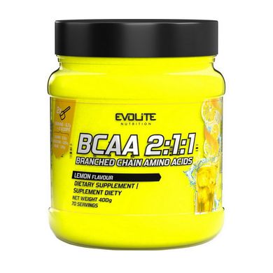 BCAA 2:1:1 Evolite Nutrition 400 g lemon