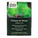 Травяной чай для детокс без кофеина Gaia Herbs (Cleanse & Detox) 16 пакетиков 32 г фото