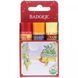 Подарунковий набір бальзамів для губ, червона коробка, набір з, Badger Company, 3 шт по 0,15 унції (4,2 г) фото
