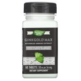 Описание товара: Гинкго Билоба, Ginkgold Max, Nature's Way, 120 мг, 60 таблеток