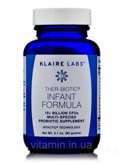 Пробіотики для немовлят Klaire Labs (Ther-Biotic Infant Formula) 60 г