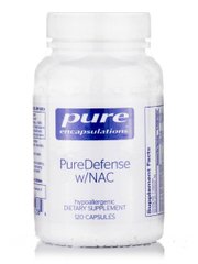Витамины для иммунитета с ацетилцистеином Pure Encapsulations (PureDefense with NAC) 120 капсул купить в Киеве и Украине