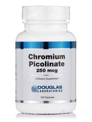 Хром Пиколинат Douglas Laboratories (Chromium Picolinate) 250 мкг 100 капсул купить в Киеве и Украине