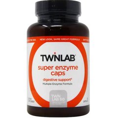Энзимы Twinlab (Super Enzyme) 50 капсул купить в Киеве и Украине