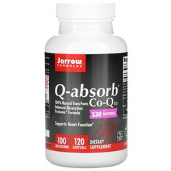 Кофермент Q10 Jarrow Formulas (Q-absorb) 100 мг 120 капсул