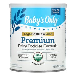 Baby's Only Organic, формула для младенцев, ДГК и арахидоновая кислота, молочный продукт, Nature's One, 12,7 унц. (360 г) купить в Киеве и Украине