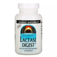 Лактаза для пищеварения Source Naturals (Lactase Digest) 90 капсул купить в Киеве и Украине