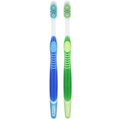Зубная щетка Vivid, средняя, 3D White, Vivid Toothbrush, Medium, Oral-B, 2 щетки купить в Киеве и Украине