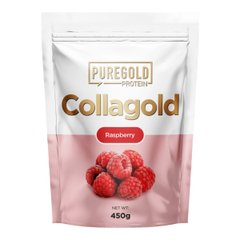 Колагеновий порошок з смаком малини Pure Gold (Collagold) 450 г