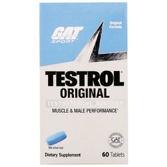 Testrol, засіб підвищення рівня тестостерону, GAT, 60 таблеток