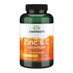 Zinc & C Lozenges orange & lemon 200caps (До 10.23)