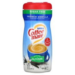 Coffee Mate, Без сахара, сухие сливки для кофе, французская ваниль, 10,2 унции (289,1 г) купить в Киеве и Украине