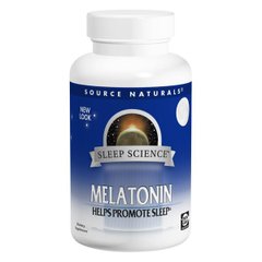 Мелатонін Source Naturals (Melatonin) 3 мг 120 таблеток