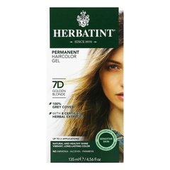 Краска для волос, Haircolor Gel, Herbatint, 7D, золотой блонд, 135 мл купить в Киеве и Украине