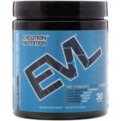 ENGN Shred, предтренировочний Blue Raz, EVLution Nutrition, 231 г
