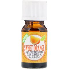 На 100% Чиста ефірна олія терапевтичної якості, солодкий апельсин, Healing Solutions, 10 мл