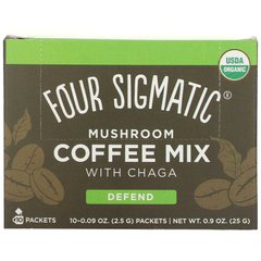 Кофе с грибом кордицепс Four Sigmatic (Coffee with Cordyceps) 10 пакетов по 2.5 г купить в Киеве и Украине