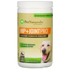 Професійна формула для стегон і суглобів для собак Pet Naturals of Vermont (Hip + Joint Pro) 130 жувальних таблеток
