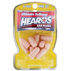 Беруши мягкие Hearos (Ear Plugs Ultimate Softness High) 6 пар купить в Киеве и Украине